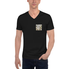 Load image into Gallery viewer, patriotic God Bless America v neck shirt