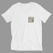 Load image into Gallery viewer, patriotic God Bless America v neck shirt