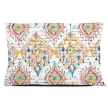 Load image into Gallery viewer, IKAT &amp; Scroll Boho Dog Bed
