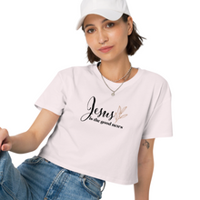 Load image into Gallery viewer, Good News Women’s crop top
