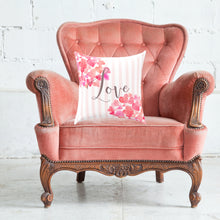 Load image into Gallery viewer, Love Pink Heart Throw Pillow
