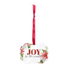 Load image into Gallery viewer, Joy to the world Acrylic ornament
