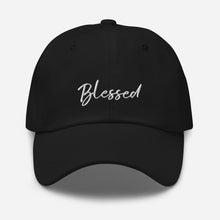 Load image into Gallery viewer, Blessed hat in black

