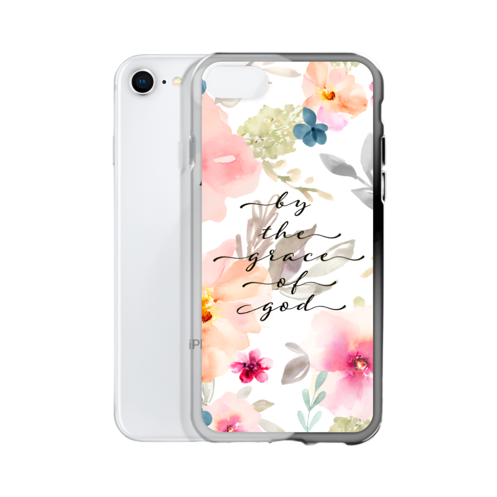 Grace of God Clear floral Case for iPhone®