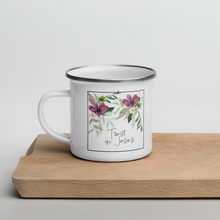 Load image into Gallery viewer,  Trust in Jesus enamel mug
