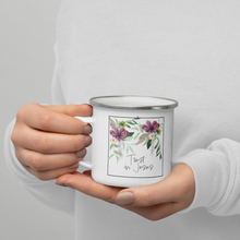 Load image into Gallery viewer,  Trust in Jesus enamel mug
