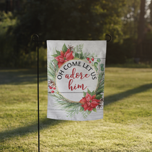 Load image into Gallery viewer, Christmas Garden flag
