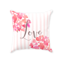 Load image into Gallery viewer, Hearts &amp; Love Throw Pillow
