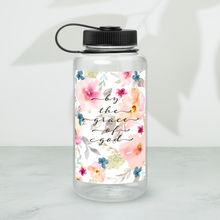 Load image into Gallery viewer, By the grace of God wide mouth water bottle
