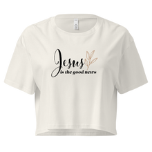 Load image into Gallery viewer, Good News Women’s crop top
