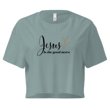 Load image into Gallery viewer, Good News Women’s crop top
