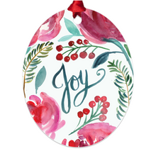 Load image into Gallery viewer, Christmas Floral Joy Eco-friendly Christmas Ornaments
