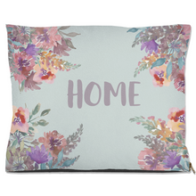 Load image into Gallery viewer, Moss Floral &quot;Home&quot; Dog Bed
