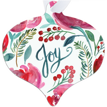 Load image into Gallery viewer, Christmas Floral Joy Eco-friendly Christmas Ornaments
