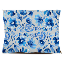 Load image into Gallery viewer, Navy Blue Floral Dog bed
