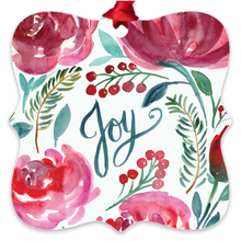 Load image into Gallery viewer, Christmas Floral Joy Eco-friendly Christmas Ornaments
