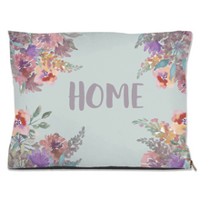 Load image into Gallery viewer, Floral Dog bed that says Home 
