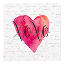 Load image into Gallery viewer, XoXo Heart Script Throw Pillow
