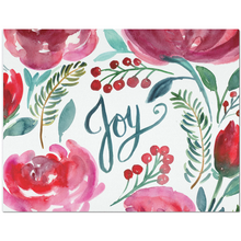 Load image into Gallery viewer, Christmas Floral Joy Placemat

