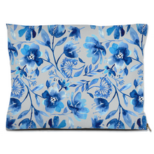 Load image into Gallery viewer, Navy Blue Floral Dog Bed
