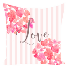 Load image into Gallery viewer, Hearts &amp; Love Throw Pillow
