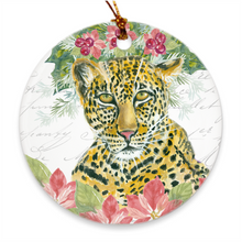 Load image into Gallery viewer, Christmas Animal print Porcelain Ornaments
