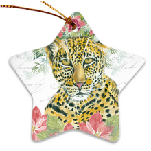 Load image into Gallery viewer, Christmas Animal print Porcelain Ornaments
