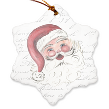 Load image into Gallery viewer, Santa Porcelain Ornaments
