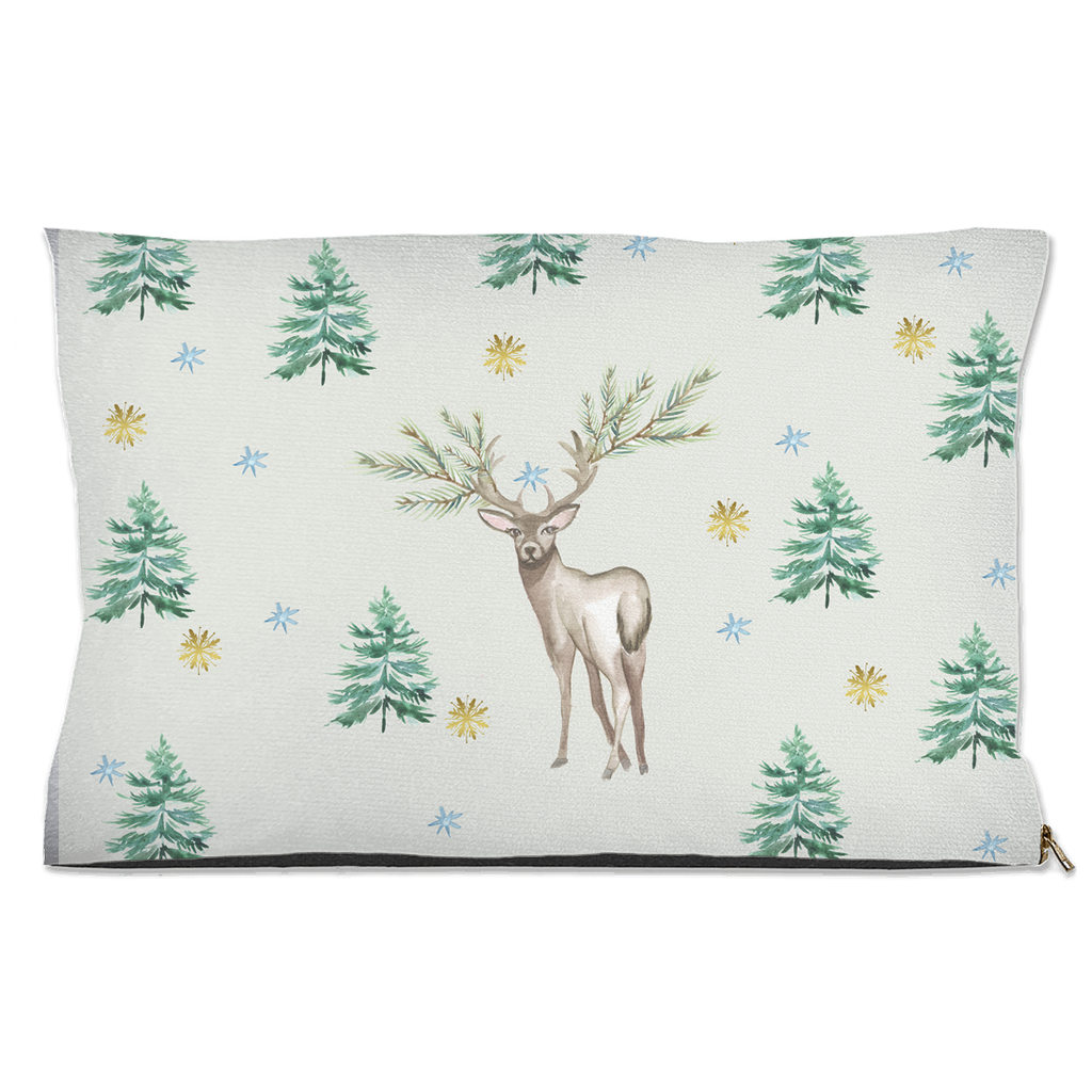 Christmas Deer Dog Bed