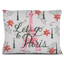 Load image into Gallery viewer, Paris themed designer dog bed
