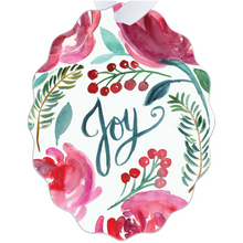 Load image into Gallery viewer, Christmas Floral Joy Eco-friendly Christmas Ornaments
