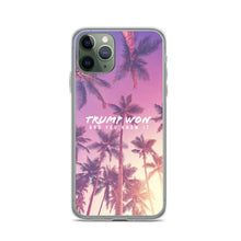 Load image into Gallery viewer, Purple Palm trump Won iPhone Case
