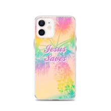 Load image into Gallery viewer, Jesus Saves Tropical iPhone Case
