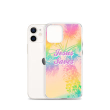 Load image into Gallery viewer, Jesus Saves Tropical iPhone Case
