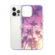 Load image into Gallery viewer, Purple Palm trump Won iPhone Case
