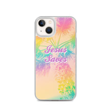 Load image into Gallery viewer, Jesus Saves Tropical iPhone Case
