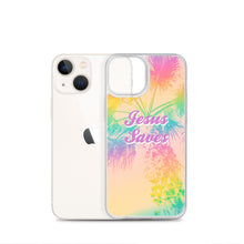 Load image into Gallery viewer, Jesus Saves Tropical iPhone Case
