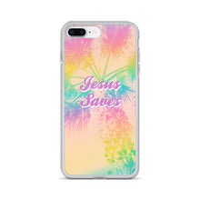 Load image into Gallery viewer, Jesus Saves Tropical iPhone Case
