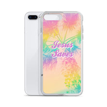 Load image into Gallery viewer, Jesus Saves Tropical iPhone Case
