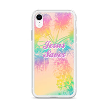 Load image into Gallery viewer, Jesus Saves Tropical iPhone Case
