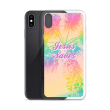 Load image into Gallery viewer, Jesus Saves Tropical iPhone Case
