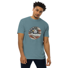 Load image into Gallery viewer, America&#39;s worth fighting for Men’s heavyweight tee
