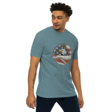 Load image into Gallery viewer, America&#39;s worth fighting for Men’s heavyweight tee
