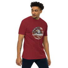 Load image into Gallery viewer, America&#39;s worth fighting for Men’s heavyweight tee
