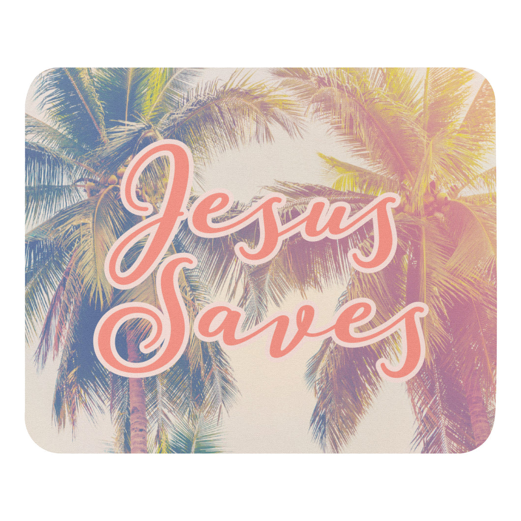 Jesus Saves Mouse pad