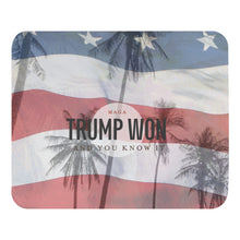 Load image into Gallery viewer, Trump Won Mouse pad
