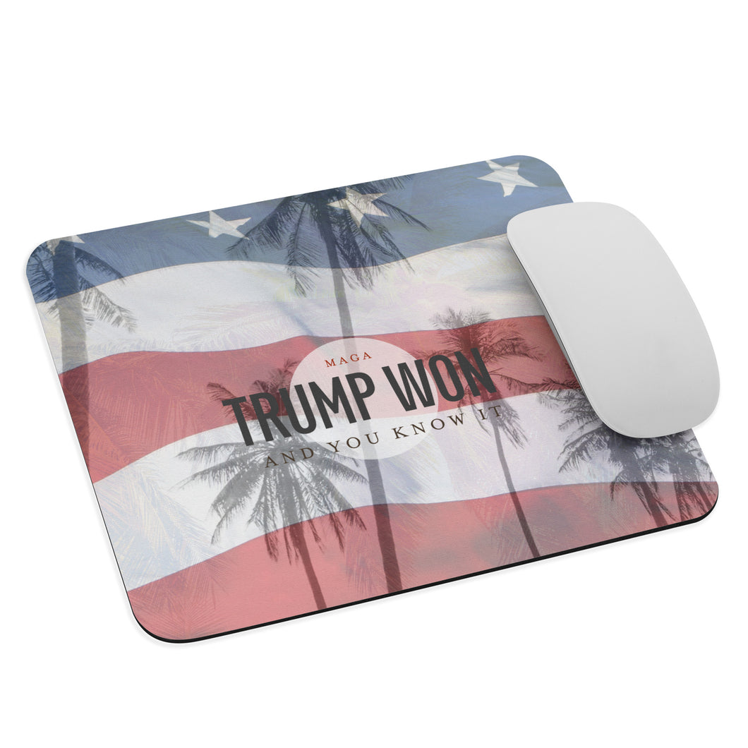 Trump Won Mouse pad