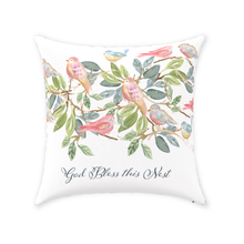 Load image into Gallery viewer, God bless this nest throw Pillow
