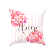 Load image into Gallery viewer, Hearts &amp; Hugs Throw Pillow
