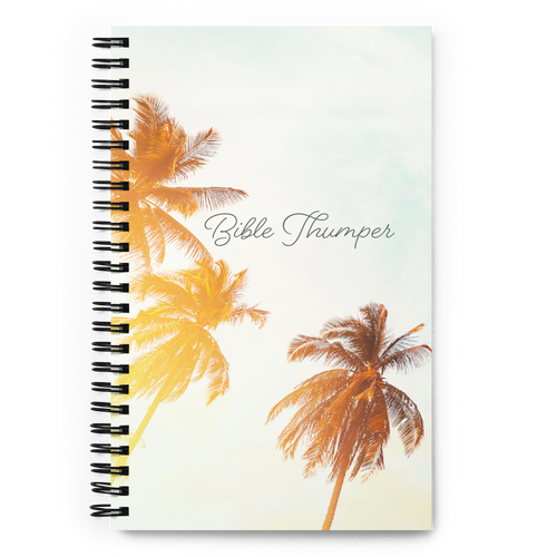 Beachy bile thumper Christian notebook 